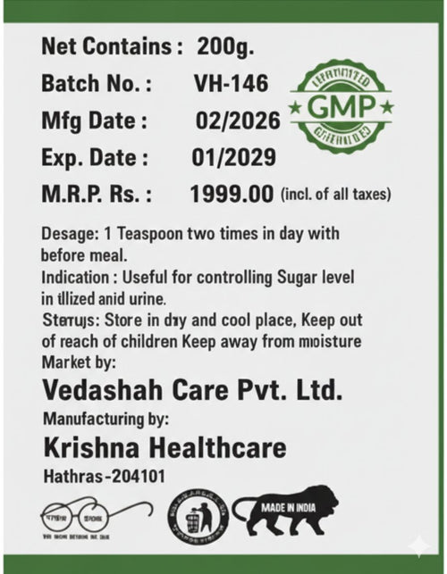 VedaShah Sugar Control Powder